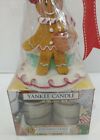 New Yankee Candle Gingerbread Girl Tealight Holder 12 Christmas Cookie Gift Set 