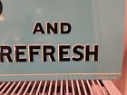 1949 Original Embossed Have A Hires And Refresh Tin Sign Root Beer New Old Stock