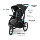  color  Redmond graco-fastaction Jogger Lx Stroller 7113