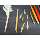 Vintage Calligraphy Set Speedball Nibs Feather Quill Dip Pen Holders Lot