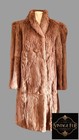 Vintage 1940s Genuine Rabbit Fur Coat Brown Statement Coat Old Hollywood Uk 10
