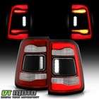 For 2019-2023 Ram 1500 Black W  Led W o Blind Spot Tail Lights Lamps Left right