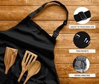 Utopia Kitchen 2 Pack Bib Apron  Adjustable With 2 Pockets  Water And Oil Resist