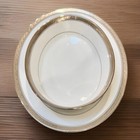 Noritake Platinum Crestwood Oval Platter And Oval Vegetable Dish New