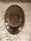 Vintage International Silver Co   674 Silver Plate Oval Tray Dish 12x7