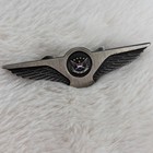 Vtg United Airlines Flight Attendant Stewardess Metal Wings Lapel Pin Badge