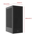 Hyte Revolt 3 Small Form Factor Premium Itx Case  Black