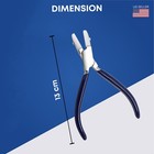 Flat Nylon Jaws Pliers Straight 130mm     Jeweler   s Hand Tool