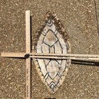 Authentic African Maasai Shield 20 Inches Long X 9 1 2 Inches Wide