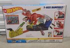 Hot Wheels T-rex Rampage Playset   1 64 Scale Vehicle  Toy Car Track Set  New