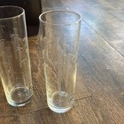 4 Vintage Noritake Sasaki Bamboo Etched Tom Collins Glass Mid Century Japan