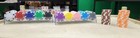 New 1000 Striped Dice 11 Gram Clay Poker Chips Bulk - Pick Your Colors
