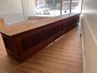 Antique Solid Old Growth Pine General Store Counter