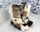 Goat Fur Mukluks For Women Warmest Winter Furry Boots Genuine Mukluks Handmade