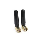 2 Pack Mini 3dbi Dual Band Wifi Antenna 2 4ghz 5ghz 5 8ghz     Rp-sma Black