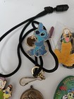 Lot Disney Le250 Pin   Button Bolo Lanyard Name Tag Badge Vtg Wdw Cast Member  
