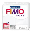 Fimo Soft Polymer Oven Modelling Clay - 57g - Set Of 3 - White  Flesh   Sahara