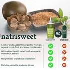 Natrisweet Monk Fruit   Stevia Liquid Drops 8 Fl Oz  Zero Calorie Sweetener