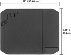 Tooletries The Mat Silicone Grooming Organizer Waterproof Travel Black