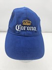 Corona Logo Embroidered Adjustable Baseball Cap Hat Blue
