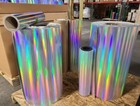 6 0mil Rainbow Holographic Neo Chrome Vinyl Film Long Lasting For Stickers Decal