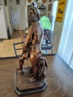 Antique French Bronze Sculpture Vintage