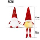 Glowing Gnome Christmas Faceless Doll 30cm Tree Decorations 2026 Night Light Xma