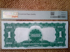 1899  1 One Dollar Large-size Silver Certificate Banknote  Cvf  Pmg 35 Epq