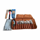 Sakerneo Deluxe 25-piece Wood Carving Kit Whittling Knives Chisels Leather Roll