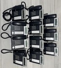 Lot Of 11 Panasonic Kx-nt343-b Ip Business Phones 24 Button Poe Black Tested