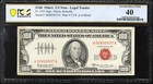 Fr 1551 1966-a  100 Legal Tender Red Seal Hundred Dollar Bill Pcgs 40 50557