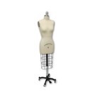 Sz 6 Half Body Female Professional Dress Form W  Collapsible Shoulders Mannequin