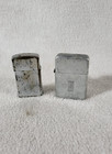 Lot Of 2 Vintage Windproof Lighters - 1950s Cursive Logo Zippo   Park Storm King