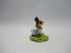 Teaberry Meadow Charlotte Bunny In Aqua Colored Dress  Wee Forest Size