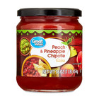 3 Pack Peach   Pineapple Chipotle Salsa  Mild  16 Oz Each  Jars Free Ship 