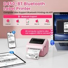 4x6 Printer Bluetooth Shipping Label Printer  For Thermal Label Usps Ups Fedex