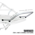 Summit Treestands Footrest Kit - Green  Choose Size For Hunting Comfort