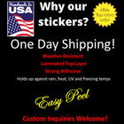 Protected By 2nd Amendment Vinyl Window Laptop Bumper Sticker Decal