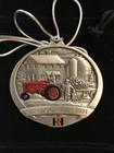 Case Ih International Harvester Pewter Christmas Farmall Ornament  All Years New