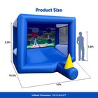 Wellcomer 10ft Inflatable Baseball Batting Game With Blower For Parties   Events