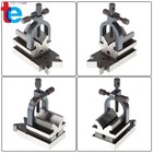 Percision 3-1 2  X1-7 8  X1-7 8  Angle V-block With Clamp Set Accuracy 0 0003 