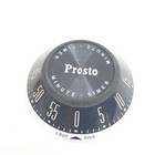 Vtg Presto Loud Ring Kitchen Minute Timer Flying Saucer Atomic Mcm W box 1950s