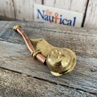 Brass   Copper Boatswain Whistle  Bosun Call Pipe For Navy  Nautical Maritime