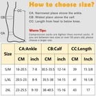 Zipper Compression Socks Graduated Flight Stockings 20-30mmhg Open Toe Support