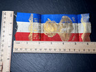 1892 Patriotic Columbus Day Silk Ribbon  400 Years  With Gilt Bust  Pennsylvania