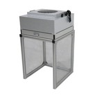 23 6  23 6in Vertical Laminar Flow Hood Air Flow Clean Bench 99 99 hepa Filter Us