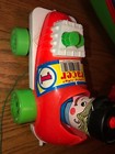 Lot Of 3 Vintage Amloid Toys 2 Jumpin Jimmy Racers And One Boat