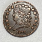 1834 Classic Head Half Cent 1 2c High Grade Choice Us Copper Coin Cc24173