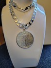 Unique And Original Coin Necklace 2021 American Silver Eagle 1 Troy Oz 999 Fine 