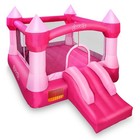 Pink Princess Bounce House Girls Jumper Castle Bouncer Inflatable With Blower